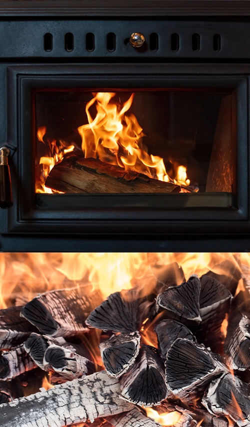 wood-burning wood-burning appliance