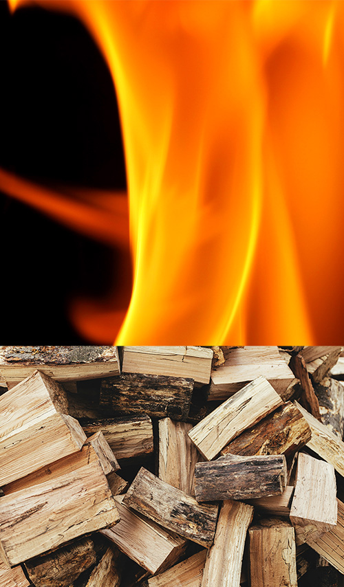 wood-burning swap out<br />
