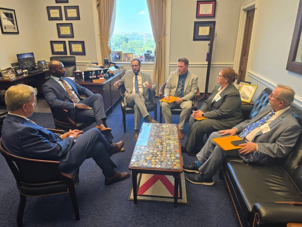 SEHPBA members meet with congressional staff in a Capitol Hill office